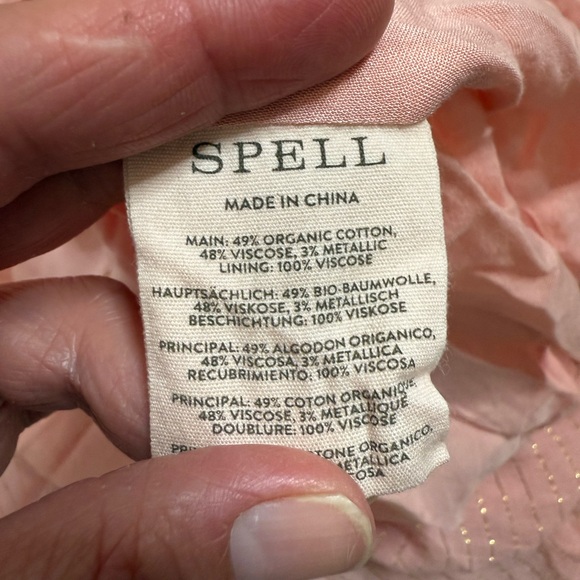 Spell Clementine Mermaid Maxi Dress Sz Large - Picture 11 of 16